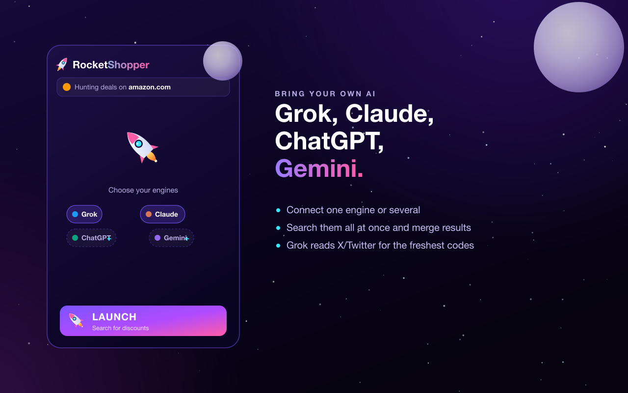 Choosing which AI engines to search: Grok, Claude, ChatGPT, Gemini